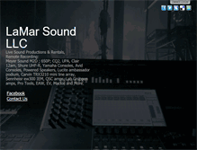 Tablet Screenshot of lamarsound.com